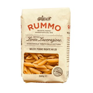 RUMMO PASTA GR 500 MEZZE PENNE RIGATE N 28