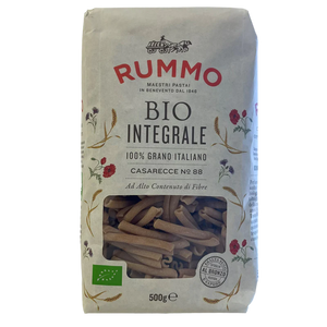 RUMMO PASTA GR 500 WHOLE WHEAT ORGANIC CASERECCE N 88