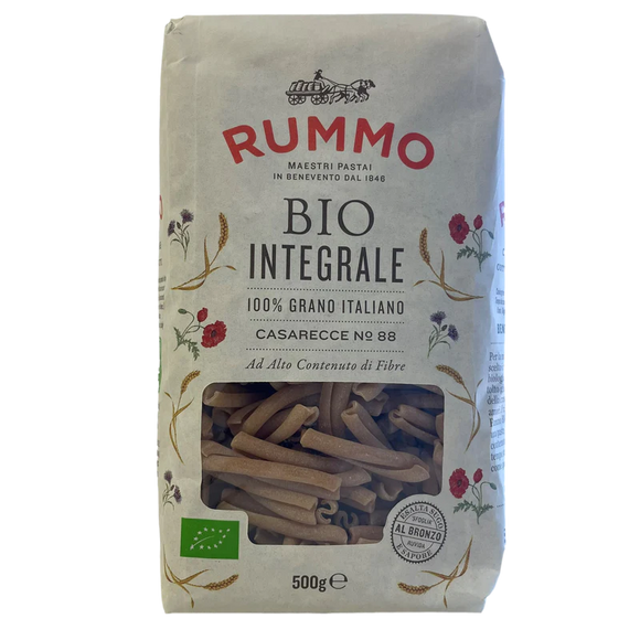 RUMMO PASTA GR 500 WHOLE WHEAT ORGANIC CASERECCE N 88