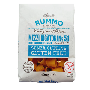 RUMMO PASTA GR 400 GLUTEN FREE MEZZI RIGATONI N 51