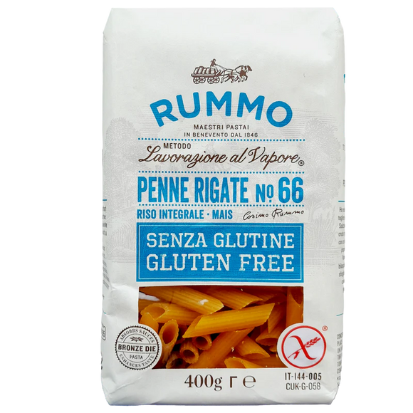 RUMMO PASTA GR 400 GLUTEN FREE PENNE RIGATE N 66