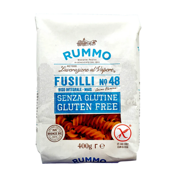 RUMMO PASTA GR 400 GLUTEN FREE FUSILLI N 48