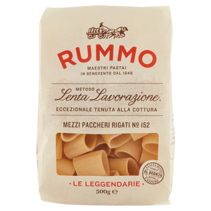 RUMMO PASTA GR 500 SPECIALITY MEZZI PACCHERI RIGATI N 152