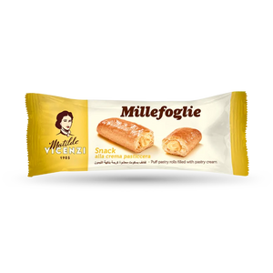 Matilde Vicenzi Mini Snack Crema Puff Pastry with Custard 125g