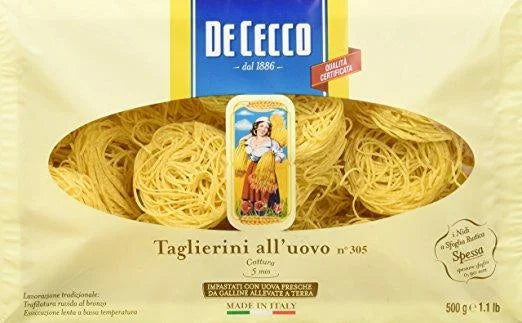 TAGLIERINI ALL'UOVO DE CECCO 250G